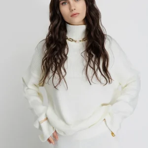 GAELLE maglia con logo avorio GAABW07300