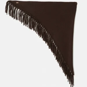 WEEKEND MAX MARA Sciarpa mantella frange TORNADO