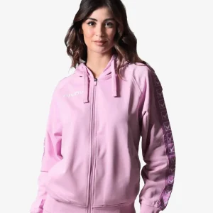 FELPA FULL ZIP PINK BAND PASTELLO UNISEX