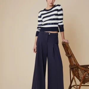 Pennyblack Pantaloni ampi in twill ecosostenibile JEAN