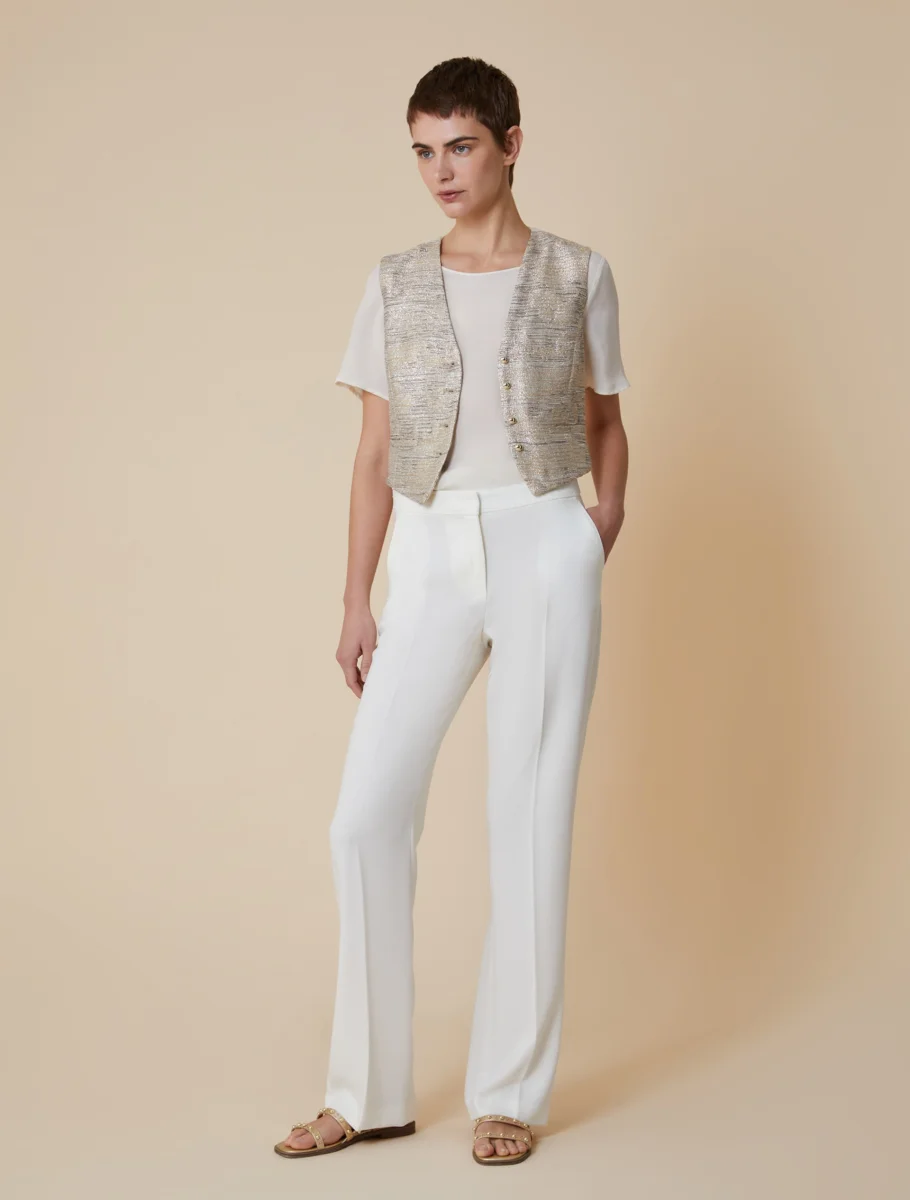 Pennyblack Pantaloni flare fit in cady ecosostenibile ELENIA - immagine 2