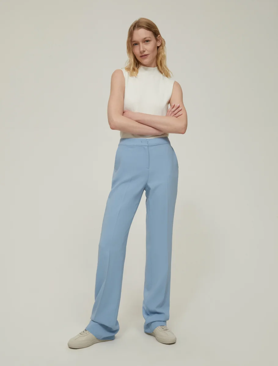 Pennyblack Pantaloni flare fit in cady ecosostenibile ELENIA