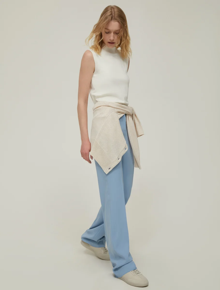 Pennyblack Pantaloni flare fit in cady ecosostenibile ELENIA - immagine 5