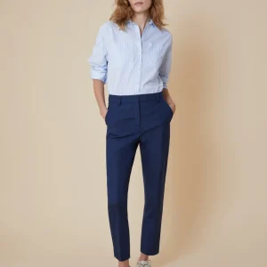 Pennyblack Pantaloni Capri in popeline ecosostenibile FIORDI