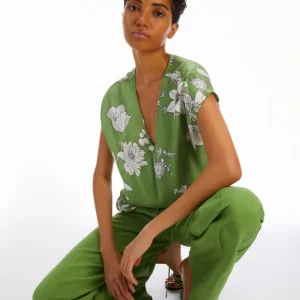 Pennyblack Blusa in twill floreale ecosostenibile BENGASI