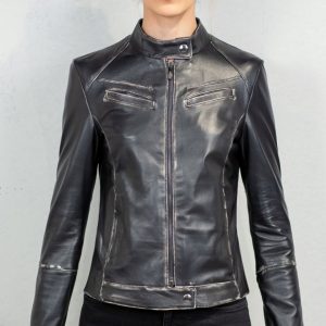 BIKER IN PELLE “VINTAGE”