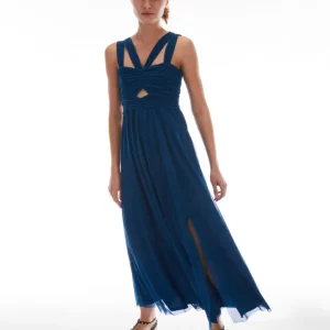 Pennyblack Abito lungo in jersey tulle ecosostenibile STILLA