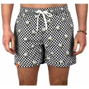 Sun68 Swim Pant Microcheck Pantaloncino Da Bagno Uomo