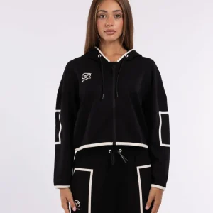 FELPA ITALY LONG NERO/AVORIO