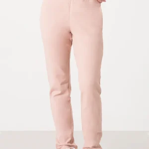 PANTALONE FELPA STRETCH CON DETTAGLI IN PIZZO
