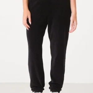 PANTALONE IN VELLUTO A COSTE CON ELASTICO AL FONDO