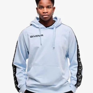 FELPA CON CAPPUCCIO AVION BAND PASTELLO UNISEX