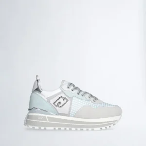 Liu jo Sneakers platform in suede e mesh BA5013PX027S3601