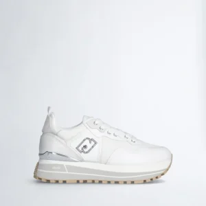 Liu jo Sneakers platform in pelle e mesh BA5013PX60201111