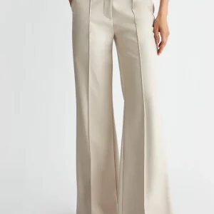 Liu jo Pantaloni a palazzo in tessuto spalmato CF4382E0624X0603