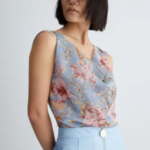 Liu jo Top floreale ecosostenibile CA3435TS030Q9013