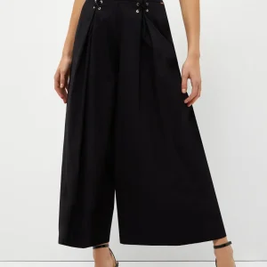 Liu jo  Pantaloni cropped in popeline WA3160T305122222