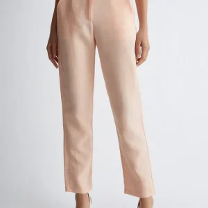 Liu jo Pantaloni a righe in misto lino WA3004T481841316