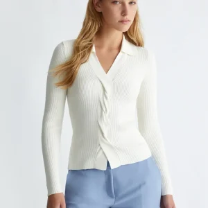 Liujo Maglia a costine ecosostenibile WF4016MS49I10701