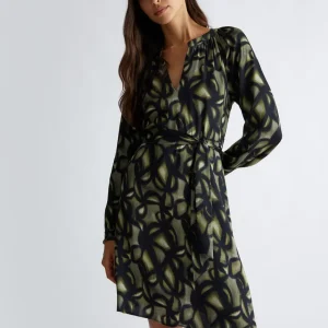 Liujo Vestito in raso stampato ecosostenibile WF4051T2735N9873