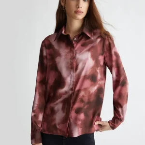 Liujo Camicia in raso stampato ecosostenibile WF4418T2735N9872