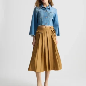 Liu jo Gonna plissé in nylon ecosostenibile WA5428T443371320