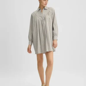 Liujo Abito in cotone a righe ecosostenibile WA5178T4274M9458