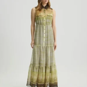 Liujo Abito chemisier in chiffon stampato ecosostenibile WA5031TS079M9549