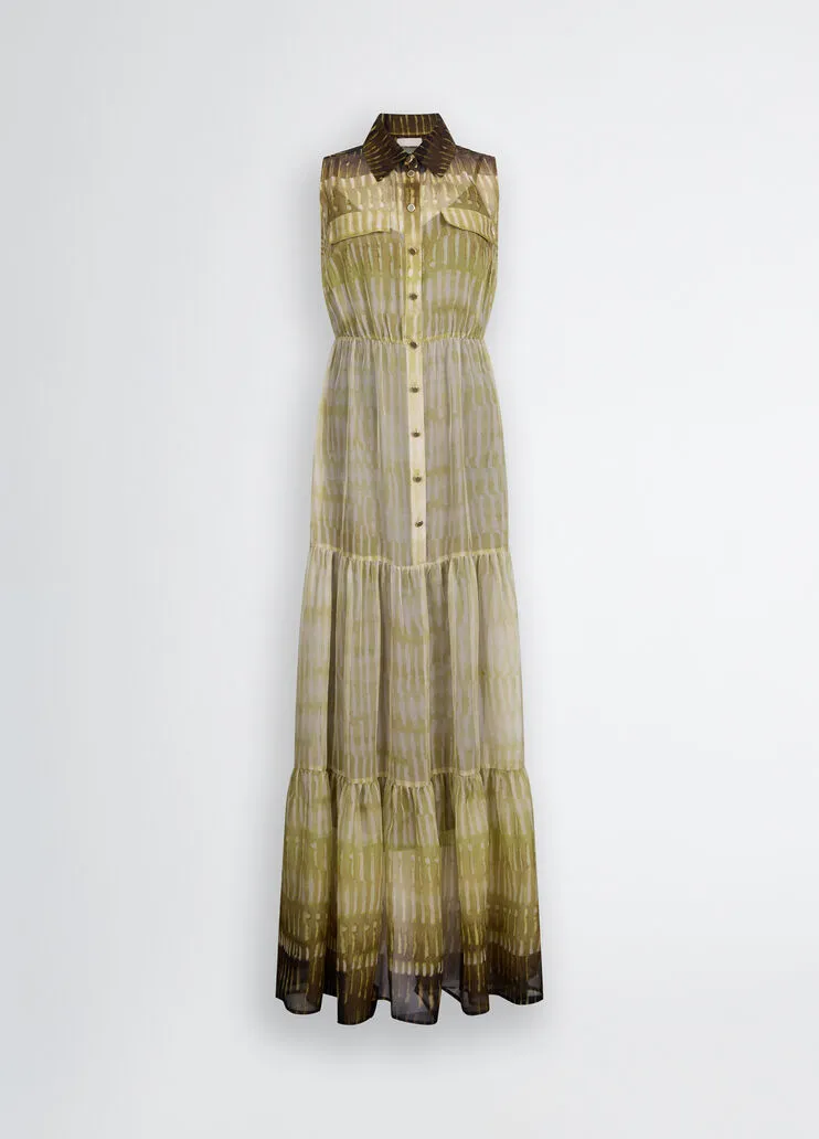 Liujo Abito chemisier in chiffon stampato ecosostenibile WA5031TS079M9549 - immagine 8