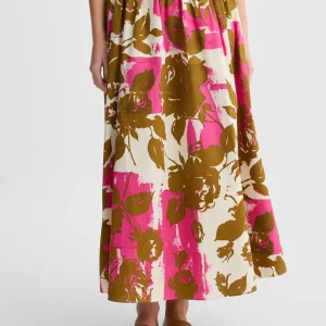 Liu jo Gonna midi in popeline ecosostenibile WA5173T4853Z9808