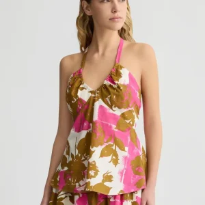 Liujo Top in popeline stampato ecosostenibile WA5337T0072Z9808