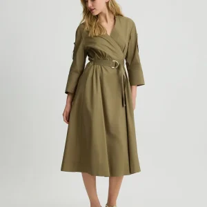 Liujo Abito midi in popeline ecosostenibile WA5170T4390X0680