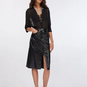 Liu jo Gonna cinque tasche glossy UF5232E1038U9822