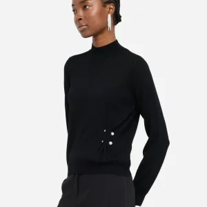 Liujo Maglia in lana con perle ecosostenibile CF5041MA82O22222