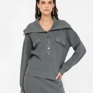 Liujo Maglia con maxi collo ecosostenibile MF5373MS99E02050