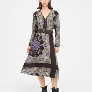 Liujo Vestito midi con cintura MF5394TS117P9141