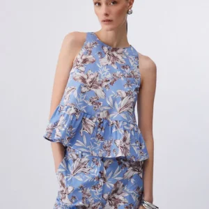 Liujo Top in popeline con fiocco WA6365T4853P9502