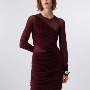 Liujo Abito in tulle con ricami gioiello PA6033J4966X0744