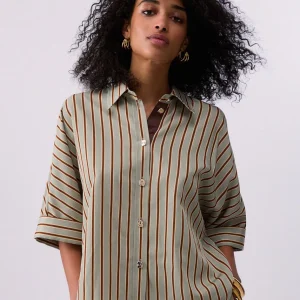 Liujo Camicia in rayon a righe CA6351T553AP9641