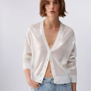 Liujo Cardigan con paillettes WA6530MA68RP9691