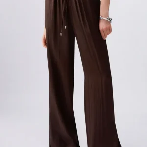 Liu jo Pantaloni in raso con spacchetti CA6147T450AP9576