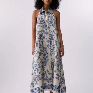 Liujo Abito lungo con stampa foulard CA6332TS555P9652