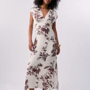 Liujo Abito lungo in raso stampato CA6298TS061P9654