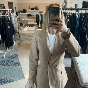 Giacca in cotone con cintura