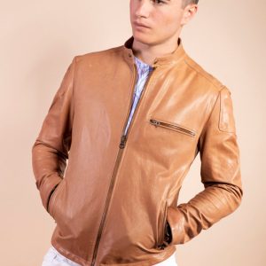 BIKER UOMO CON MOTIVO SPALLA