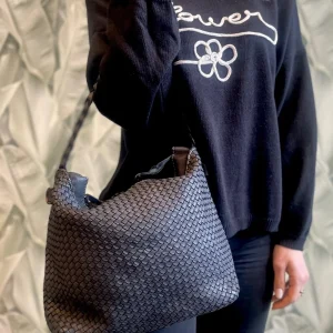 Borsa LADY in pelle intrecciata FINE SERIE