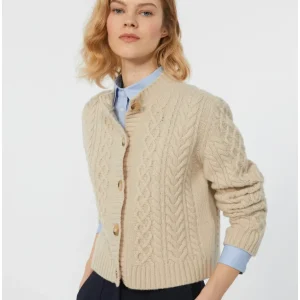 WEEKEND Cardigan girocollo in filato di lana ABITO