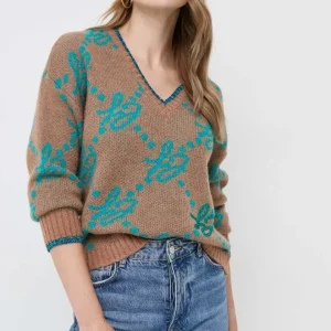 Liujo Maglia jacquard con logo MF3227MAG71Q9754