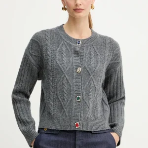 Liujo Cardigan in lana con bottoni gioiello MF5423MS04002050