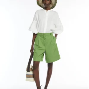 WEEKEND max mara Bermuda in tela di lino ecosostenibile ECUBA
